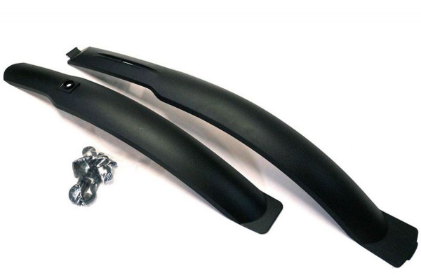 Крылья комплект пер+зад, GH-336F/R, 24-26", пластик, черный Крылья комплект пер+зад, GH-336F/R, 24-26", пластик, черный